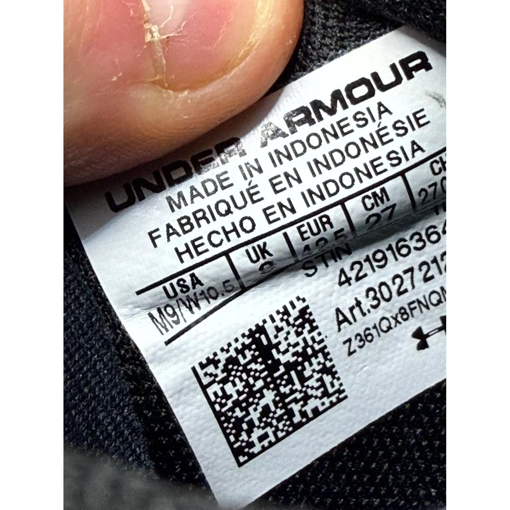 Under Armour Fat Tire Venture Pro 3027212-401 Unisex M9/W10.5 Sneaker Black Pink